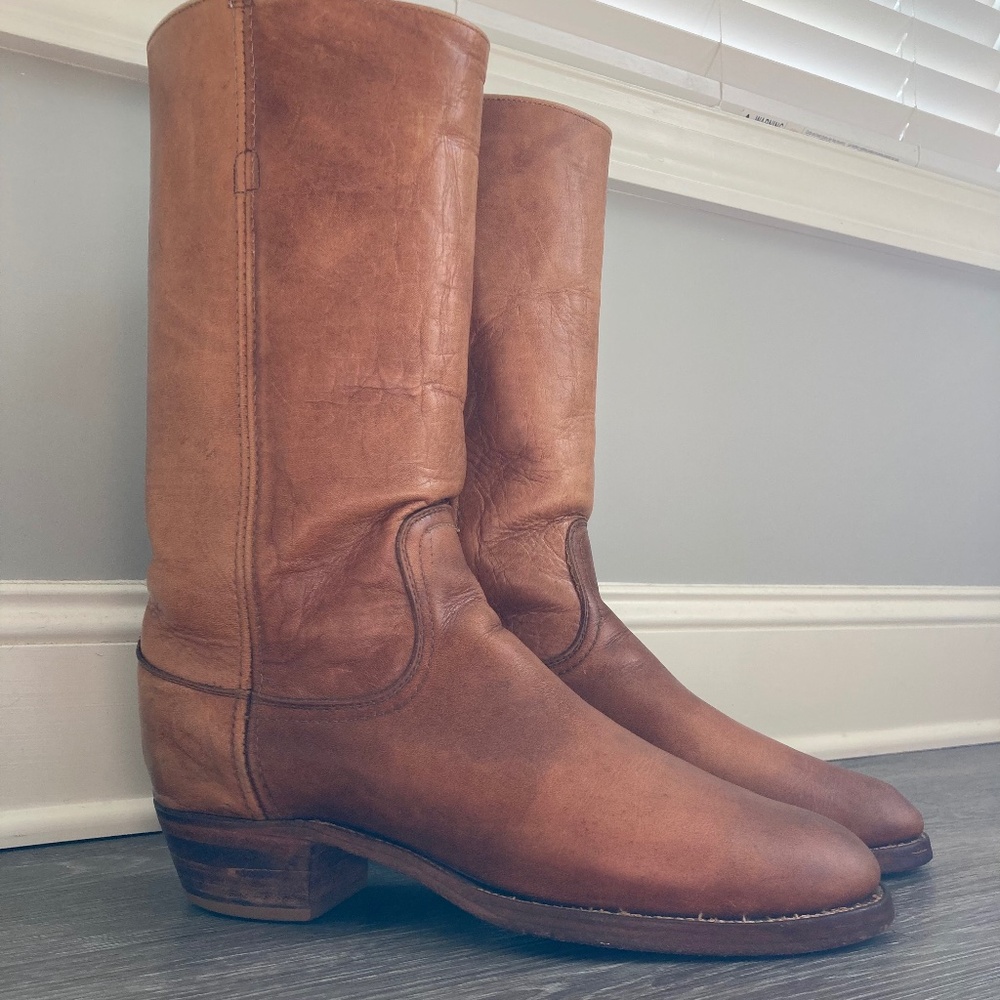 60s/70s Vintage Black Label Frye Boots.